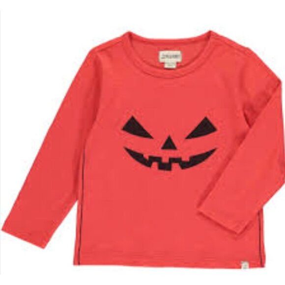 NWT ME & HENRY Orange Pumpkin Shirt Top Size 2 - 3 Jack 0 lantern Halloween - Picture 3 of 6